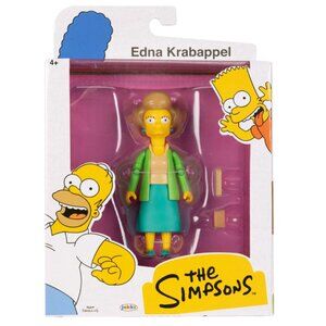 The Simpsons Edna Krabappel 5" Action Figure 2025 Jakks Pacific Wave 5